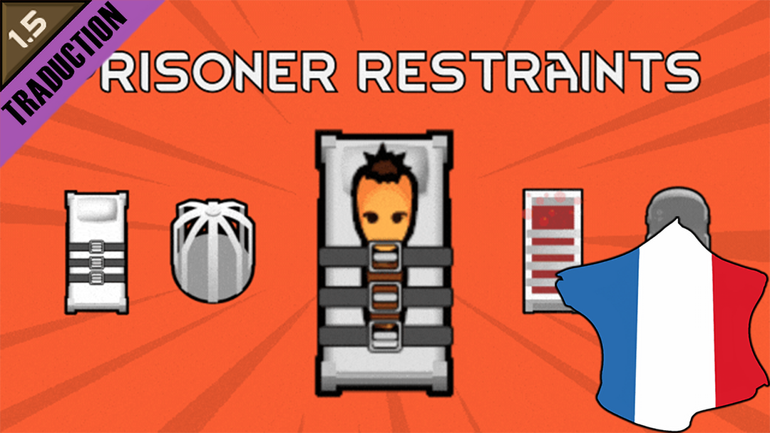 Prisoner Restraints [Fr] mod preview for RimWorld