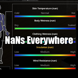 Thirst/Calories/Temperature/Wetness NaN fix – Project Zomboid Mod