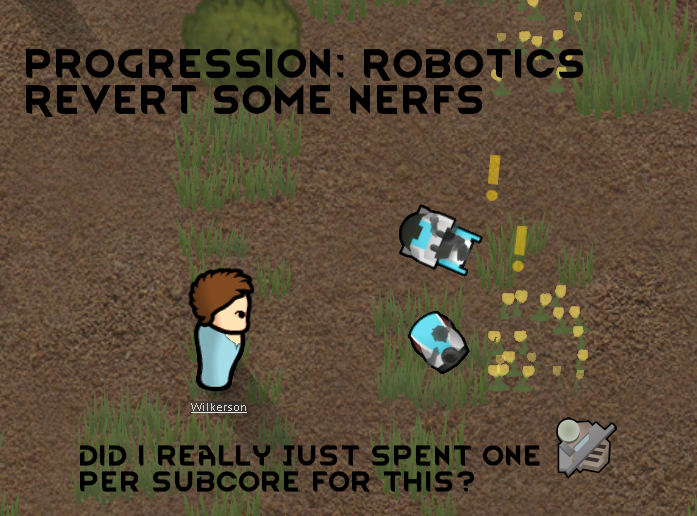 [DEPRECIATED] Progression Robotics: Revert some nerfs