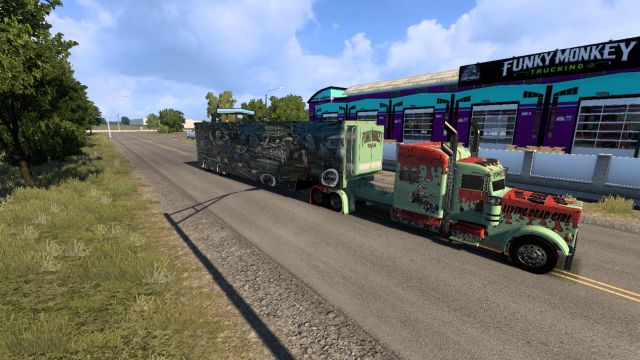 FMT Living Dead Girl 379/389 peterbuilt 72' and featherlite trailer skin pack
