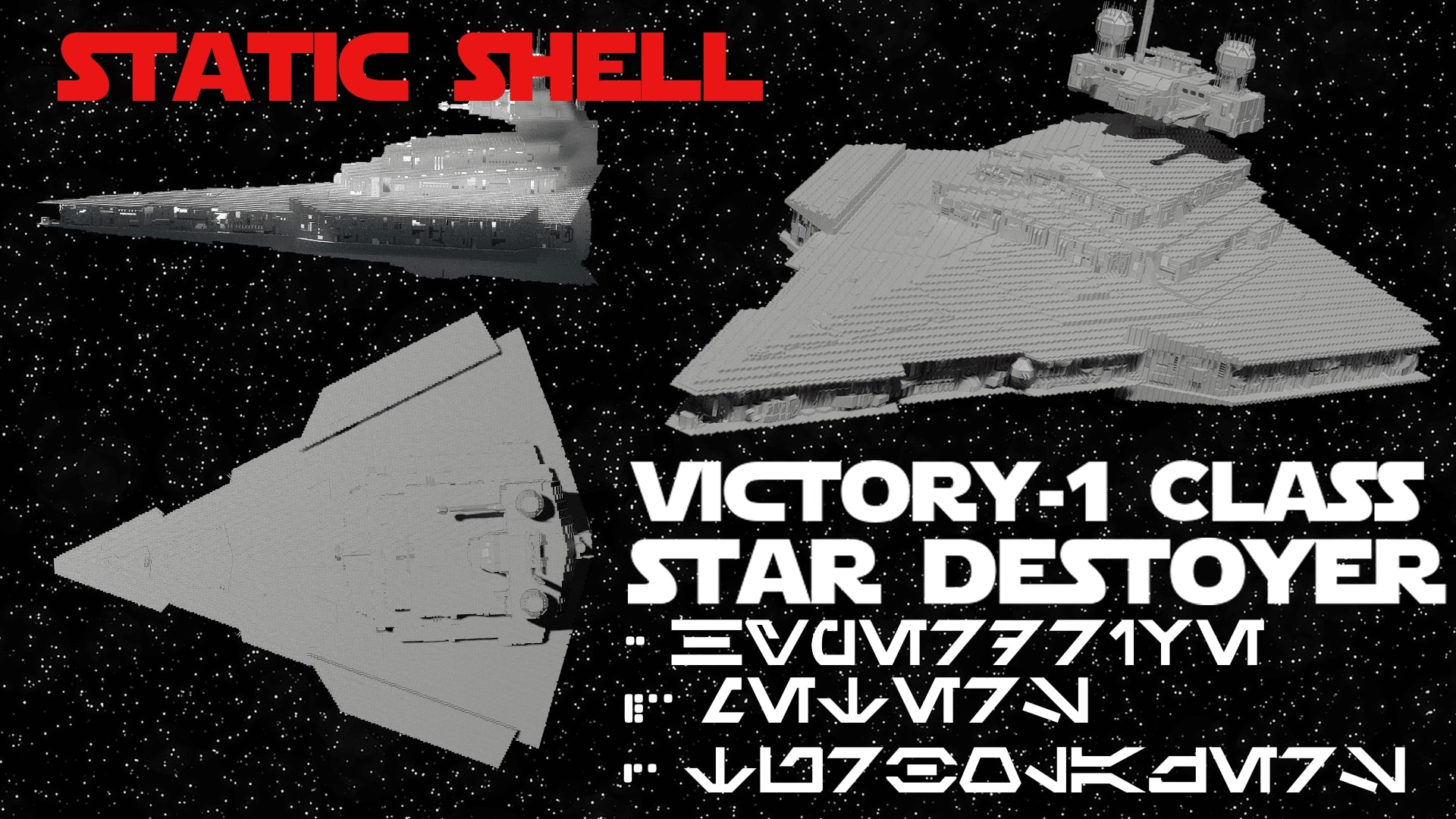 Star Wars - Victory 2 Class Star Destoyer (Static Shell)