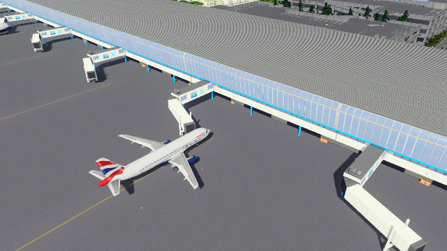 Airport terminal module (Dummy) fixed