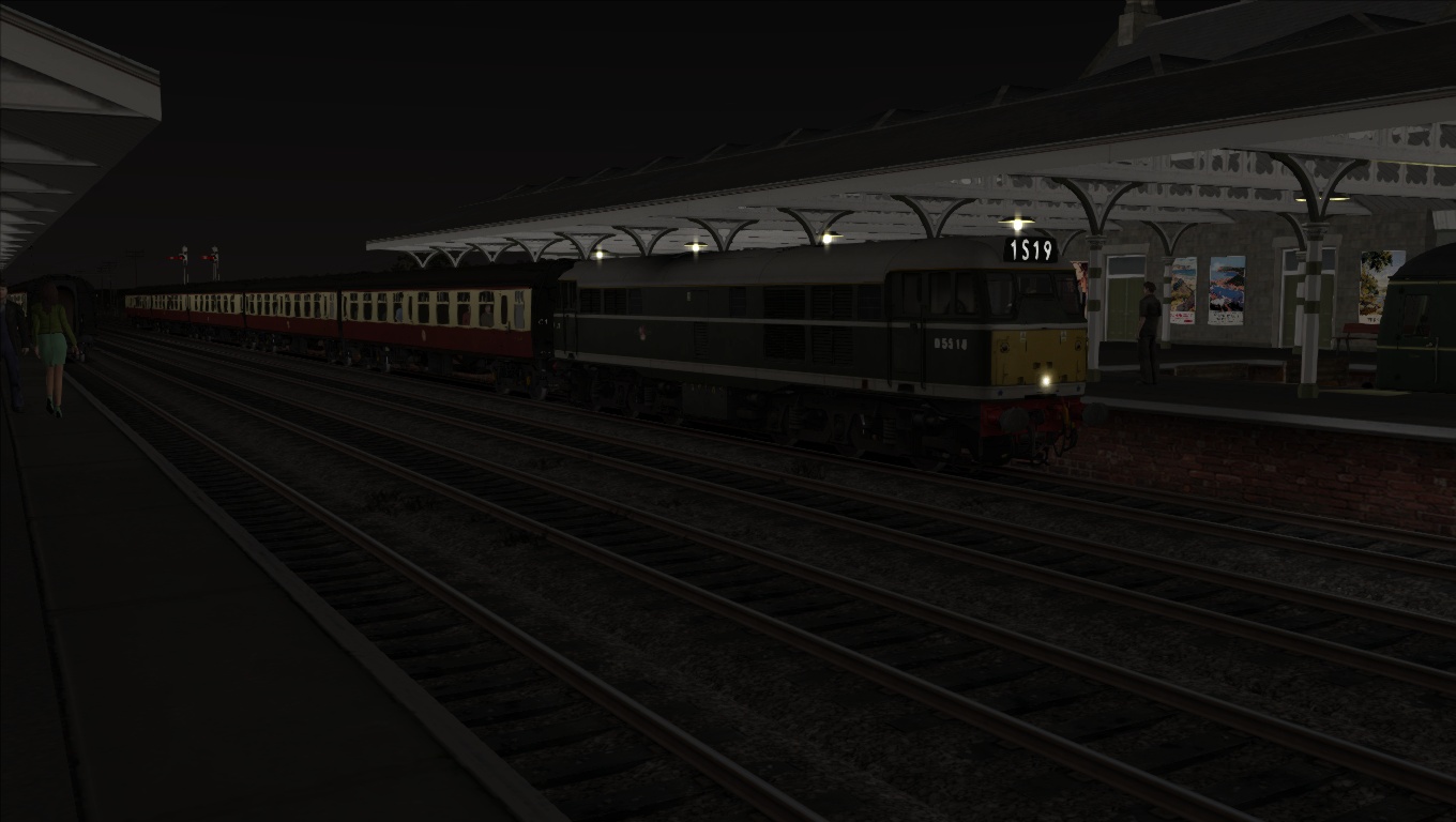 [maxguzzi] Treno diretto serale delle 21.00 per Bishop Auckland....(Class 31) / Train evening of 21:00 to Bishop Auckland .... (