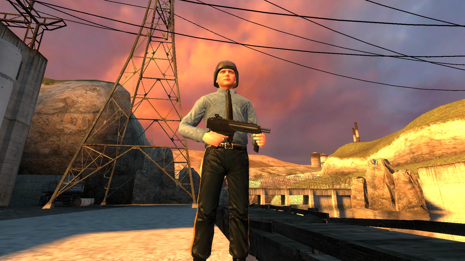 Black mesa guards as Metropolice