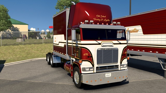 Old School Skin for the Harven/Mogollon Freightliner FLB. All Cab