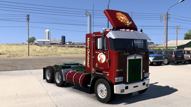 Santa Skin for the K100E Day Cab from Rafael Mogollon. All Cabs
