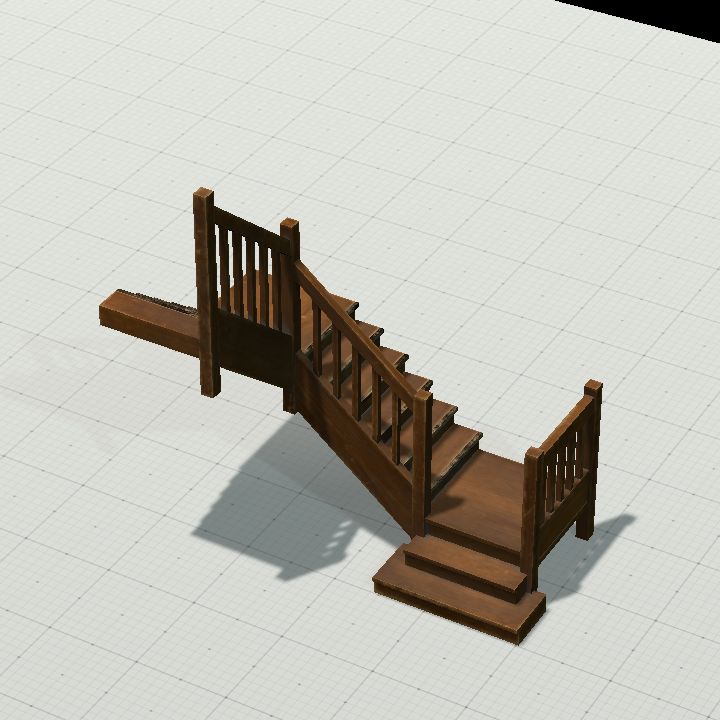wooden stairs