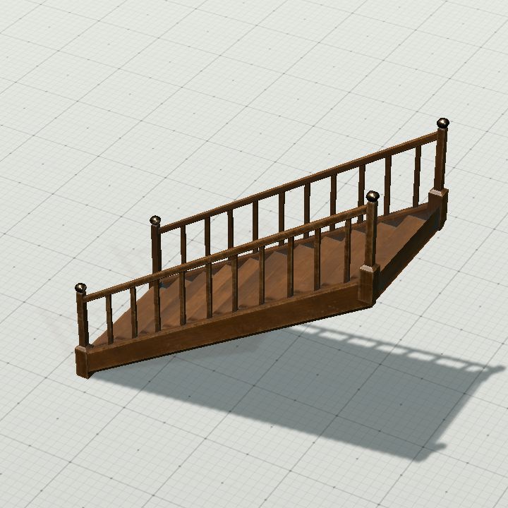 wooden stairs