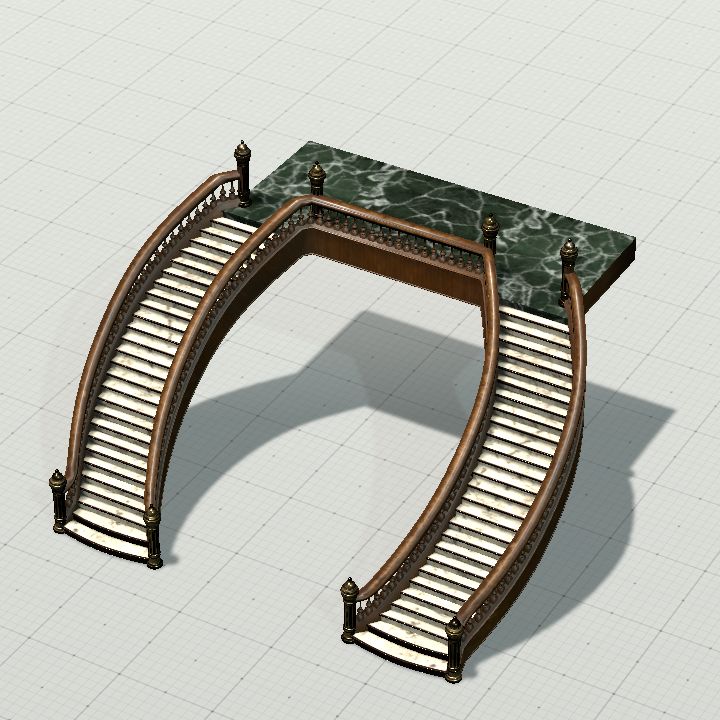 wooden stairs