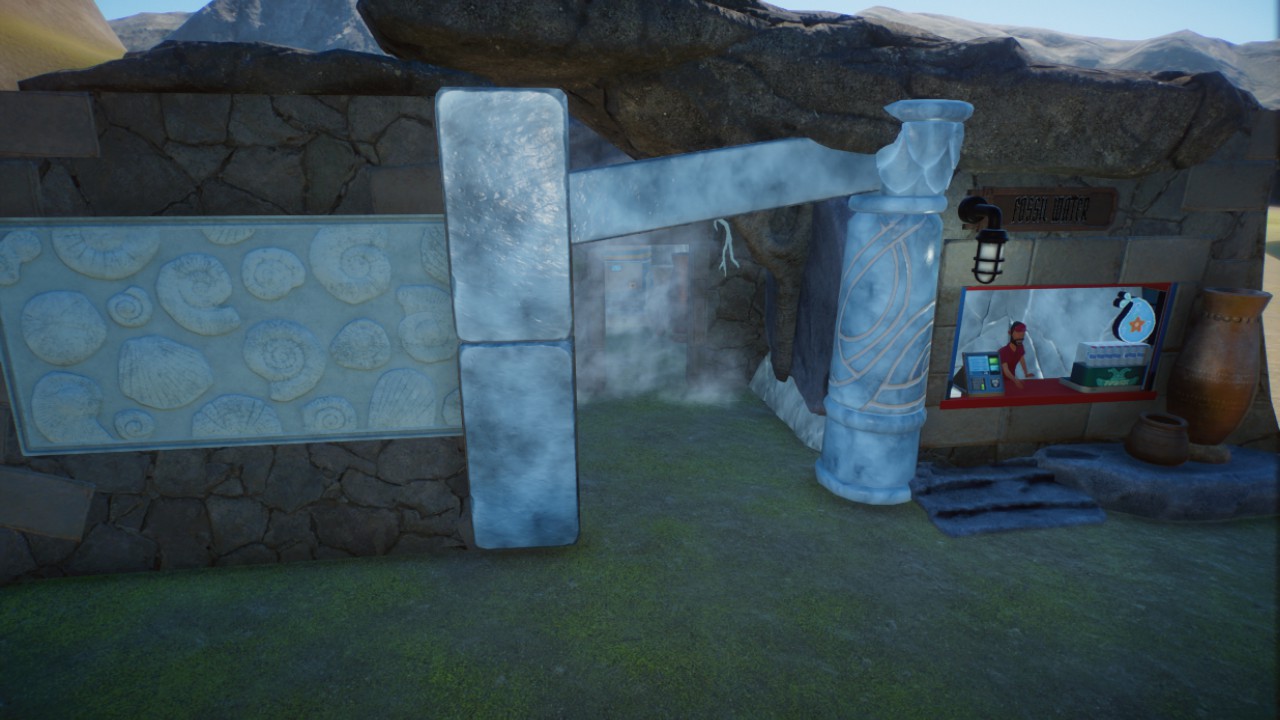 Night Zoo: Fossil Water Cavern Shop/Utility/Restroom