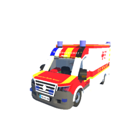 Mercedes-Benz Sprinter RTW DRK Kreisverband Finniemmalygart Bereitschaft Zitronenstadt 1/56/1