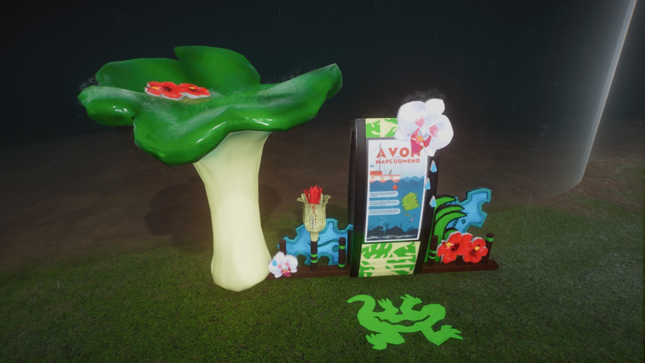 Alohaquarium Education/Donation Scene