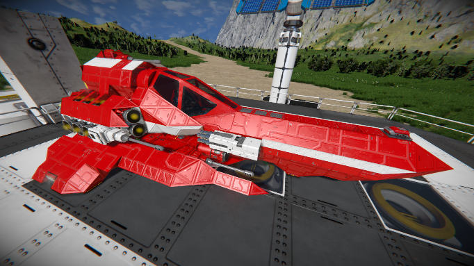 MK-4 Light Fighter (Red)