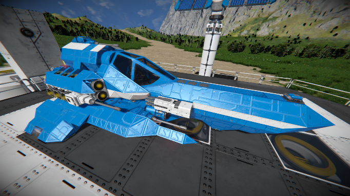 MK-4 Light Fighter (Blue)