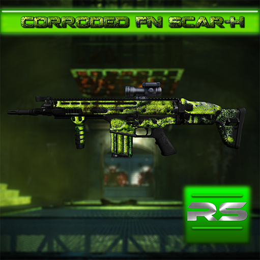 FN SCAR-H CORRODED