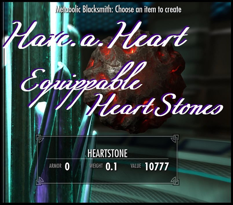 \\\V/// Equippble Heart Stones