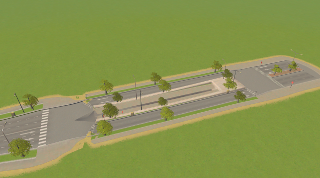 2 + 6 Lane Underground Enterance