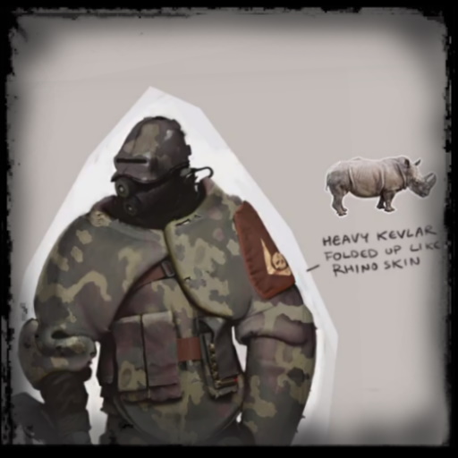 HLA Rhino Combine HL2 style  -The Parry God Demake-