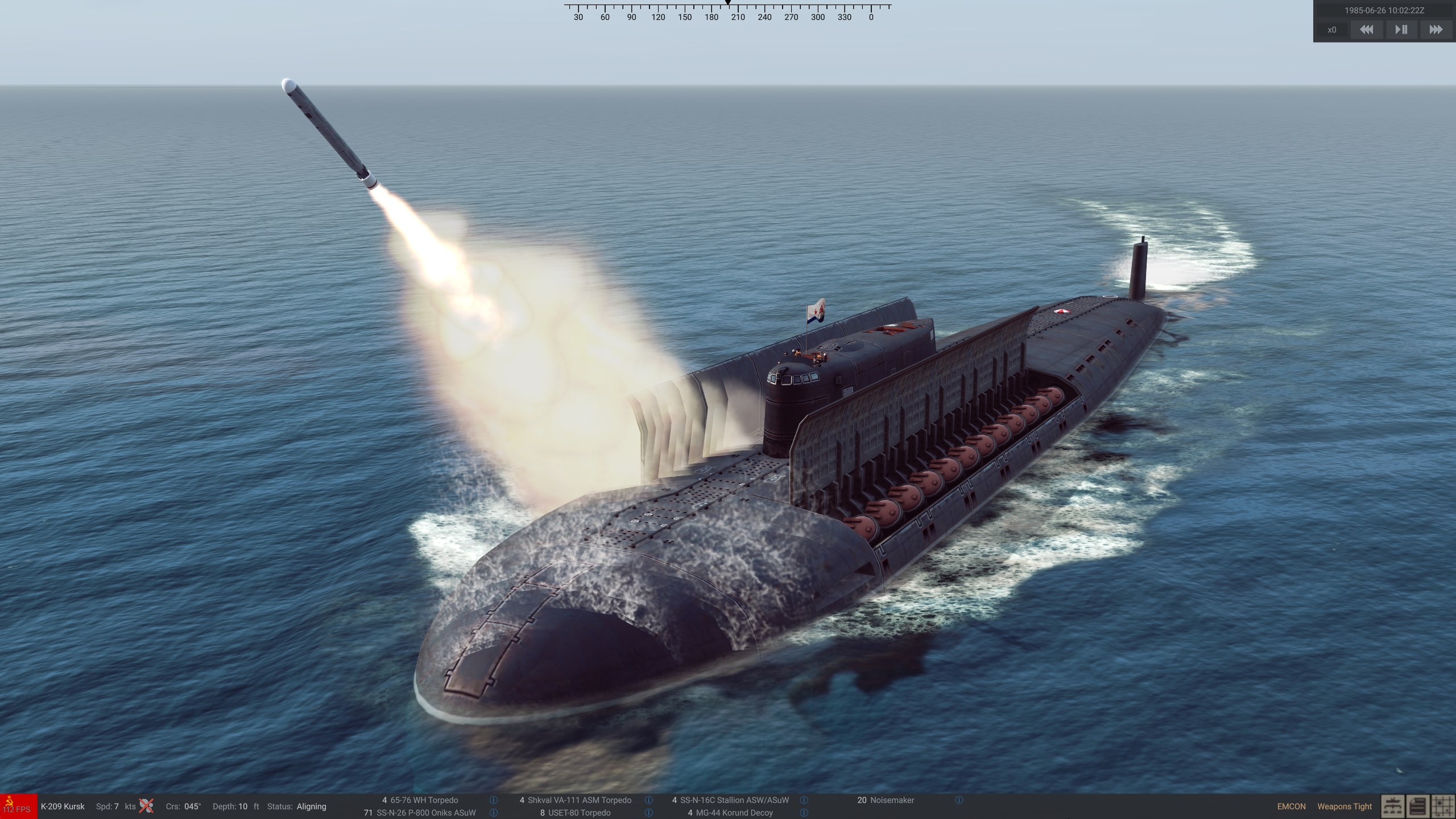 Oscar II Class (P-800 Triple Launcher)