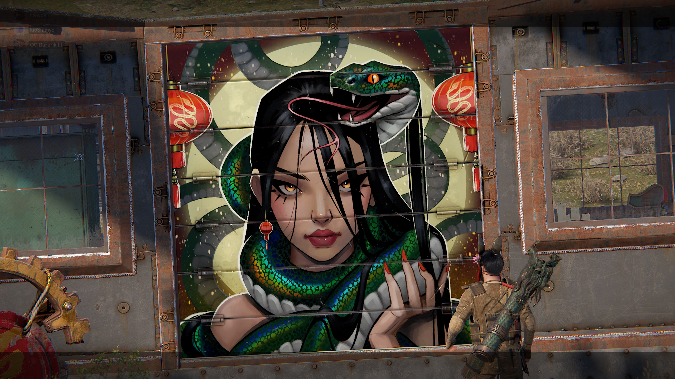 Snake Lord Garage Door