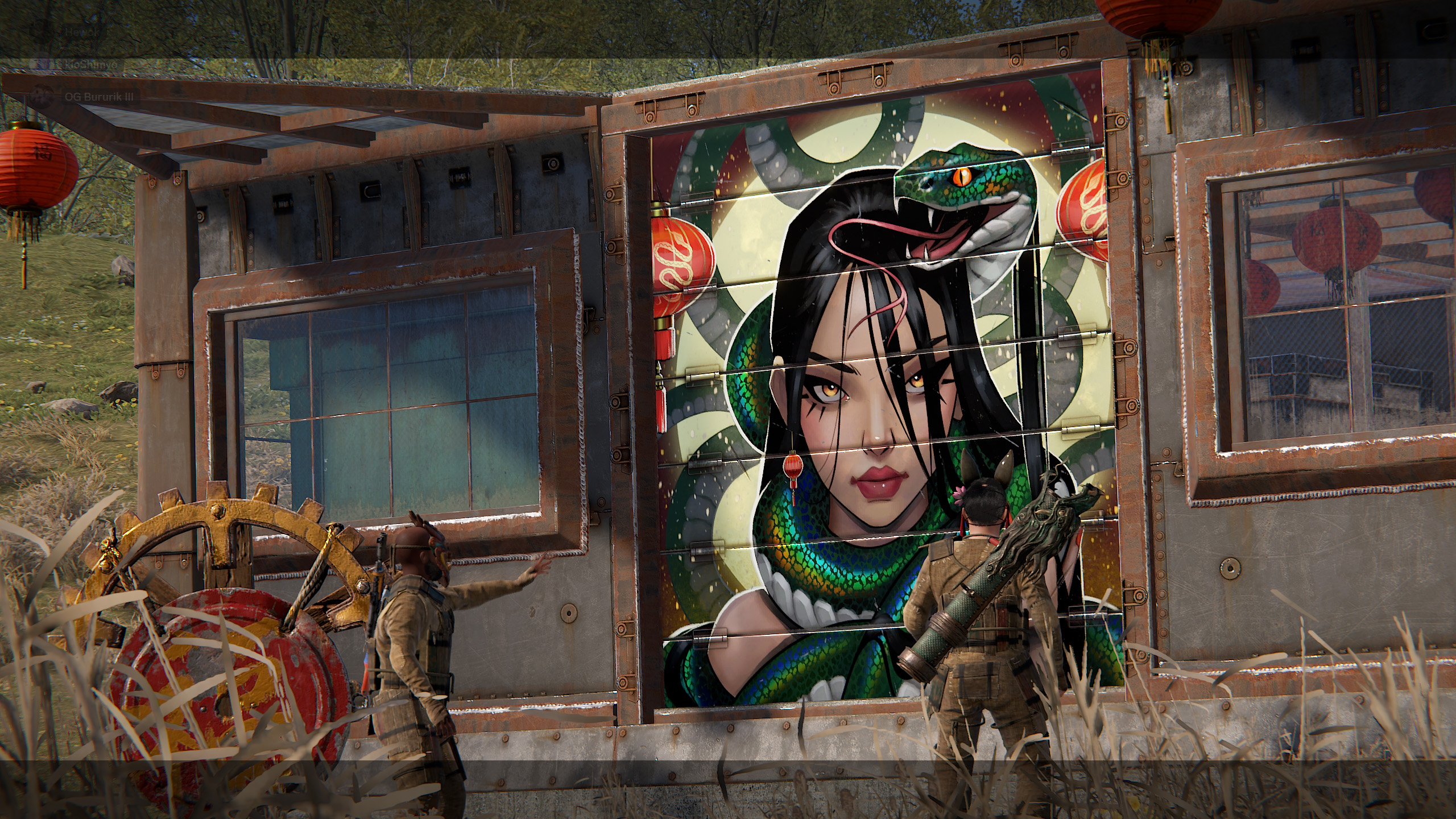 Snake Lord Garage Door