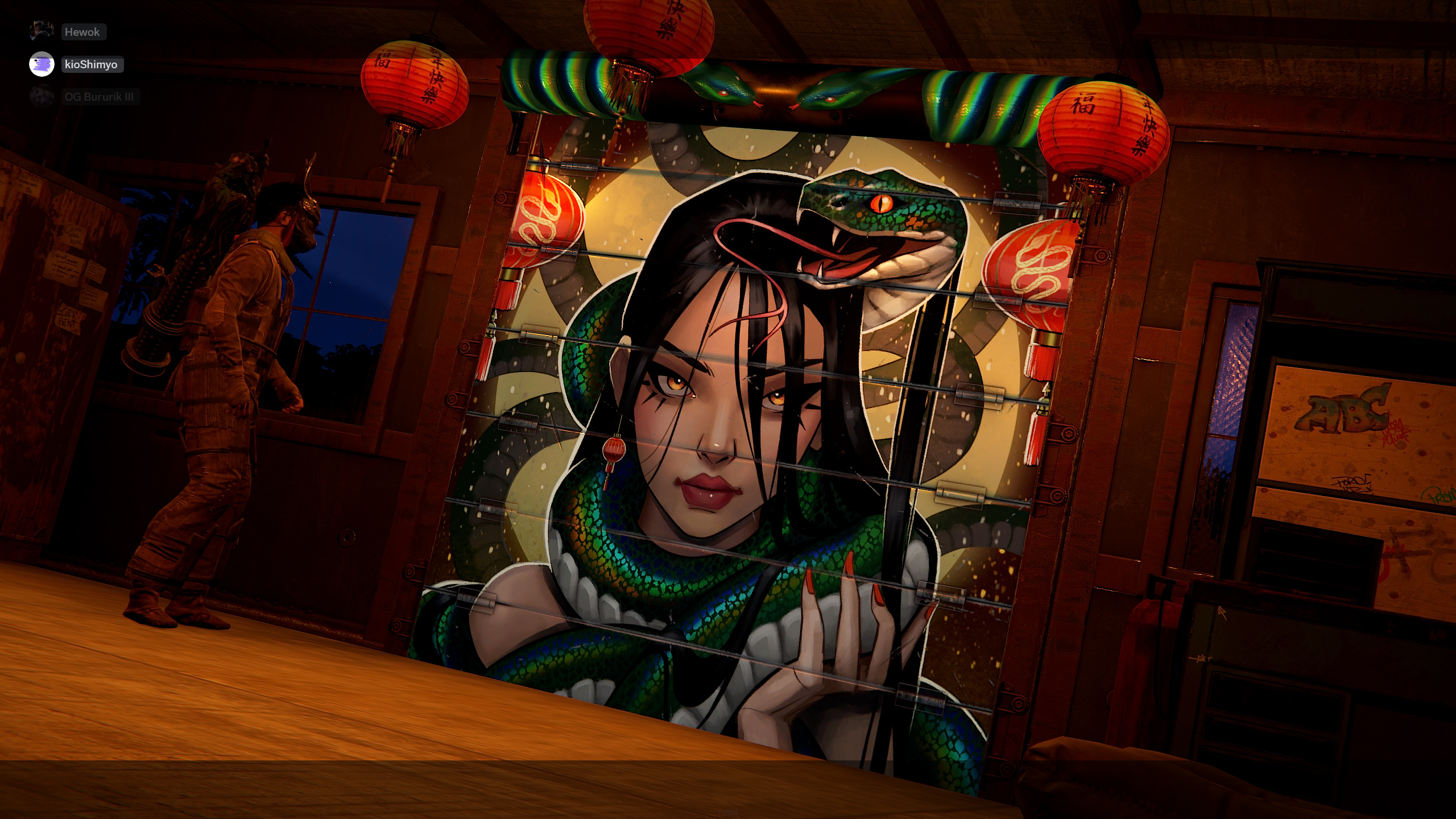Snake Lord Garage Door