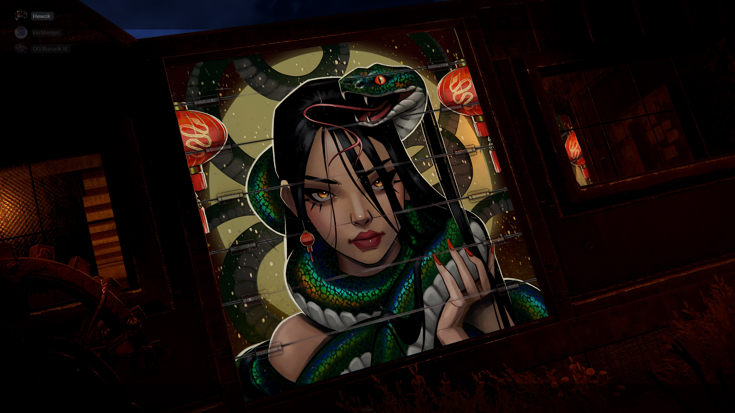 Snake Lord Garage Door