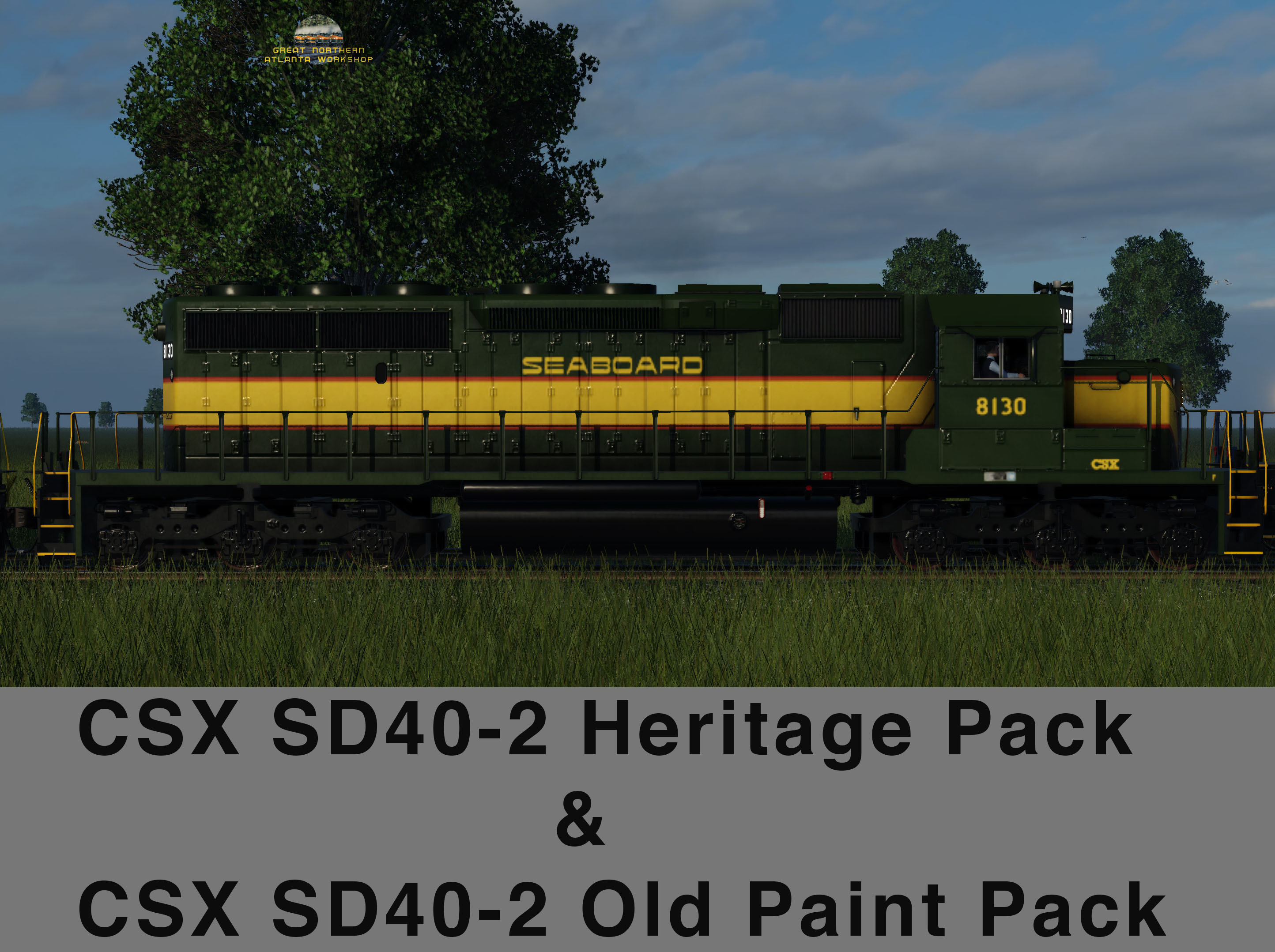 CSX Heritage & Old Paint Jobs SD40-2 Pack