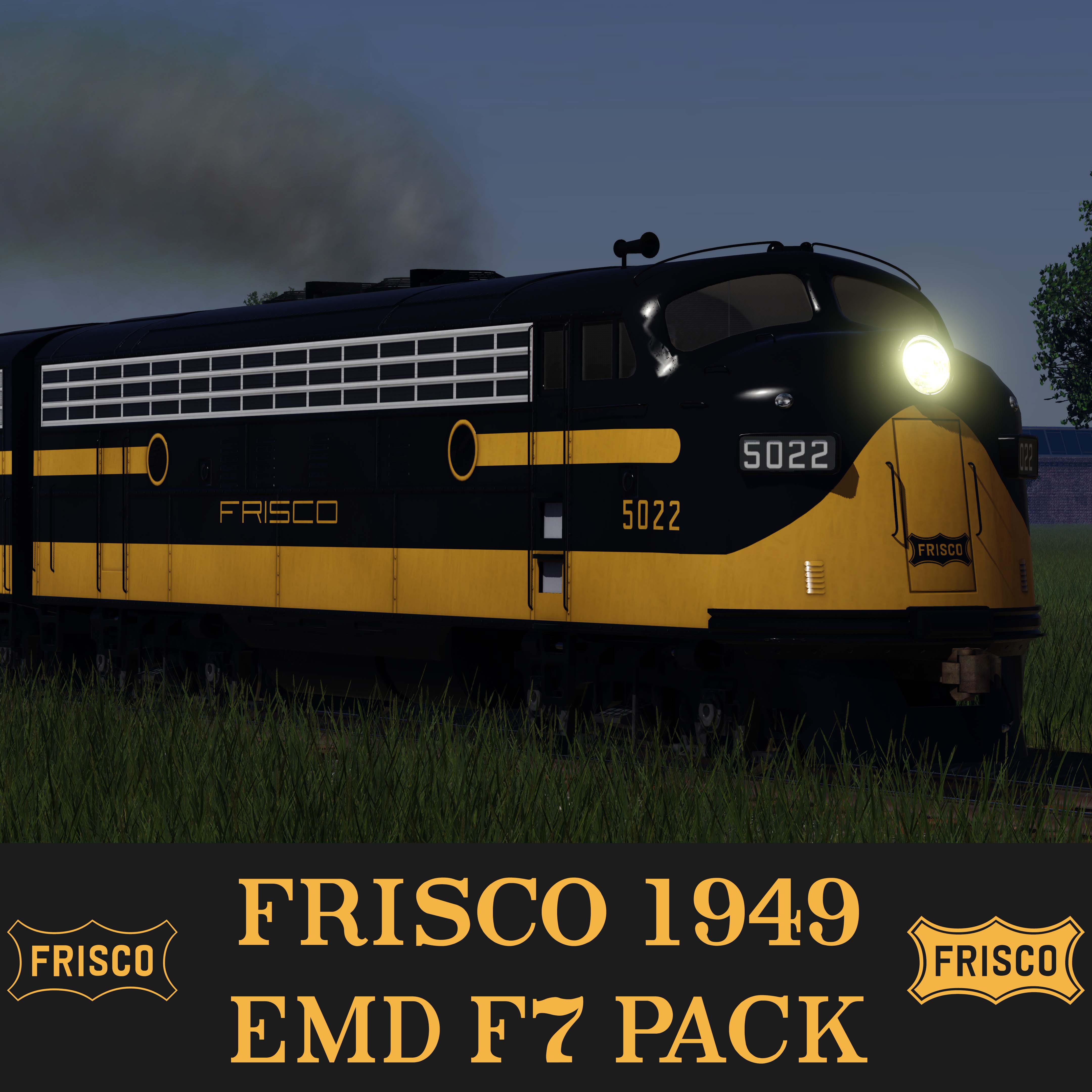 EMD F7 Expansion: Frisco 2.0 F7A and F7B Mega Skin Pack