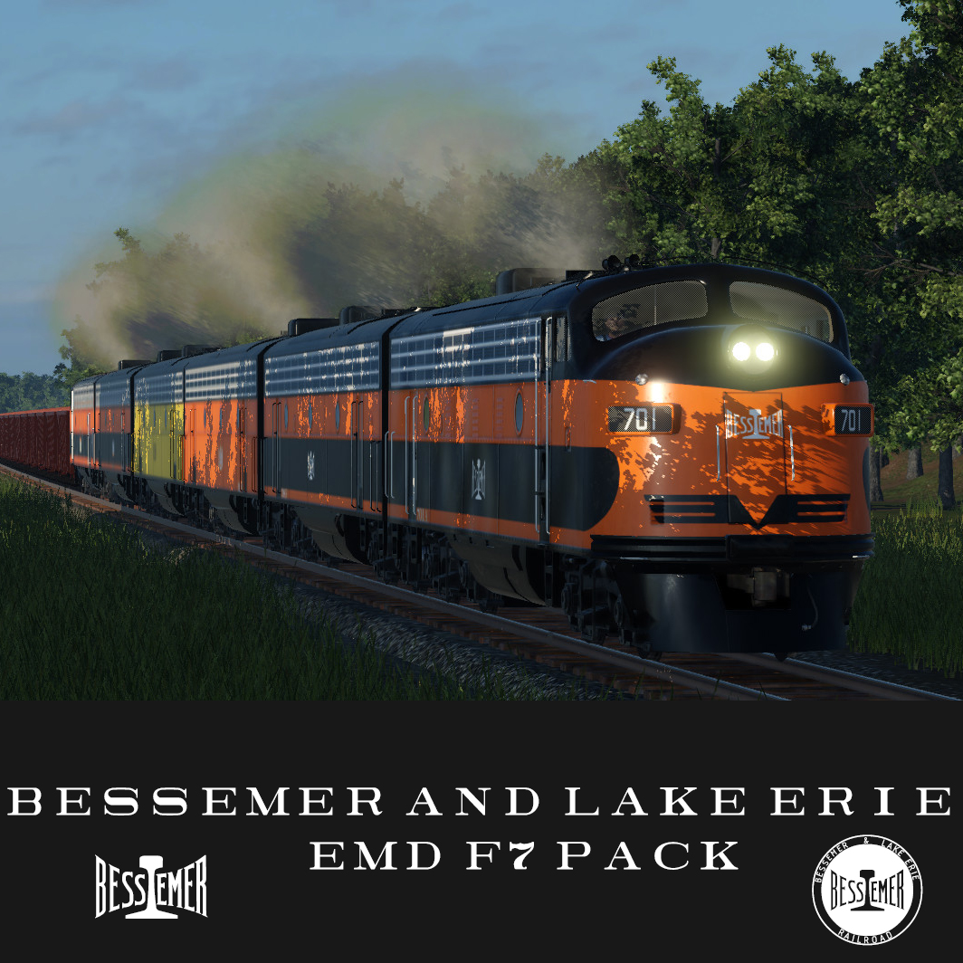 EMD F7 Expansion: Bessiemer & Lake Erie F7's Version 2.5