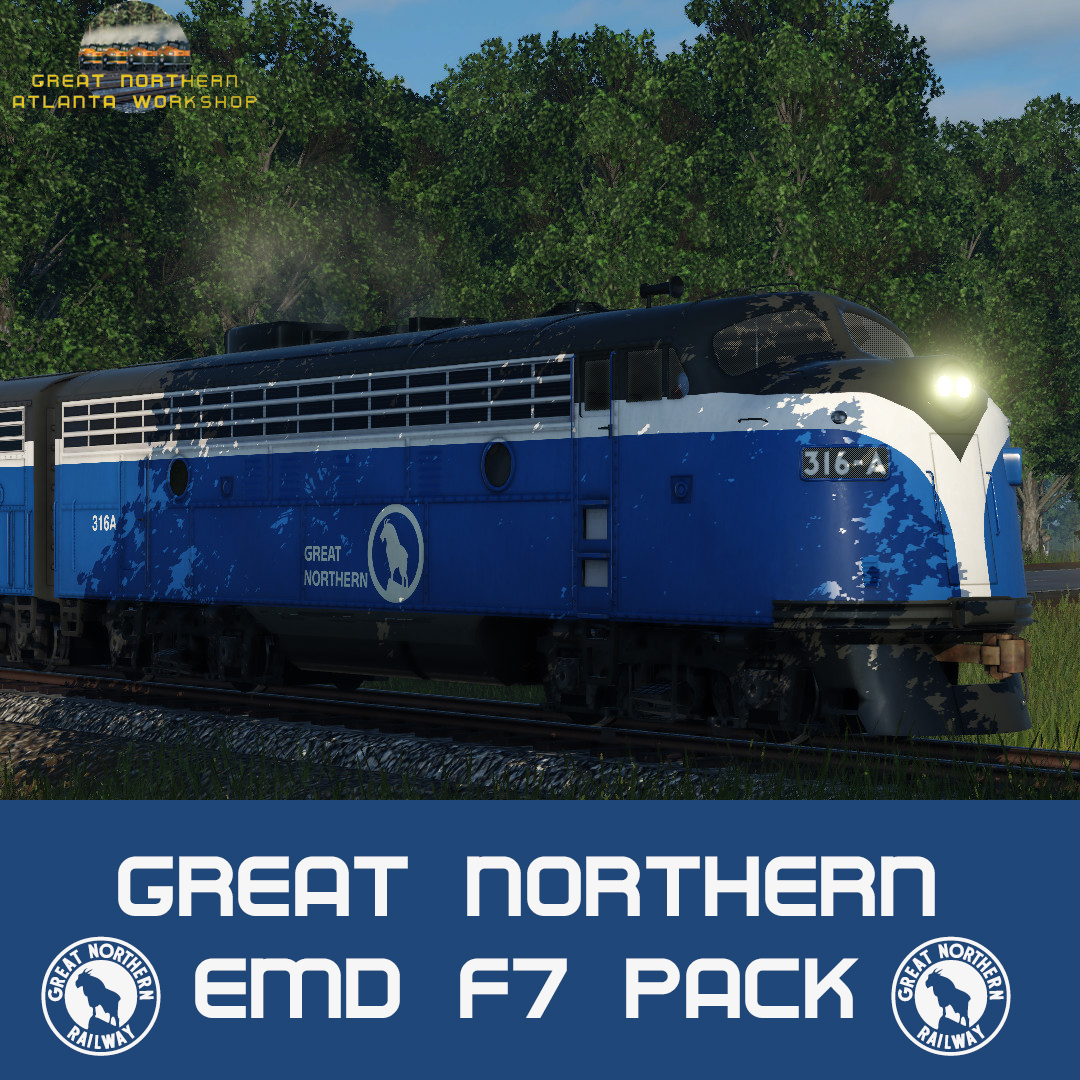 EMD F7 Expansion: Great Northern Freight F7A Skin Pack 2 of 3