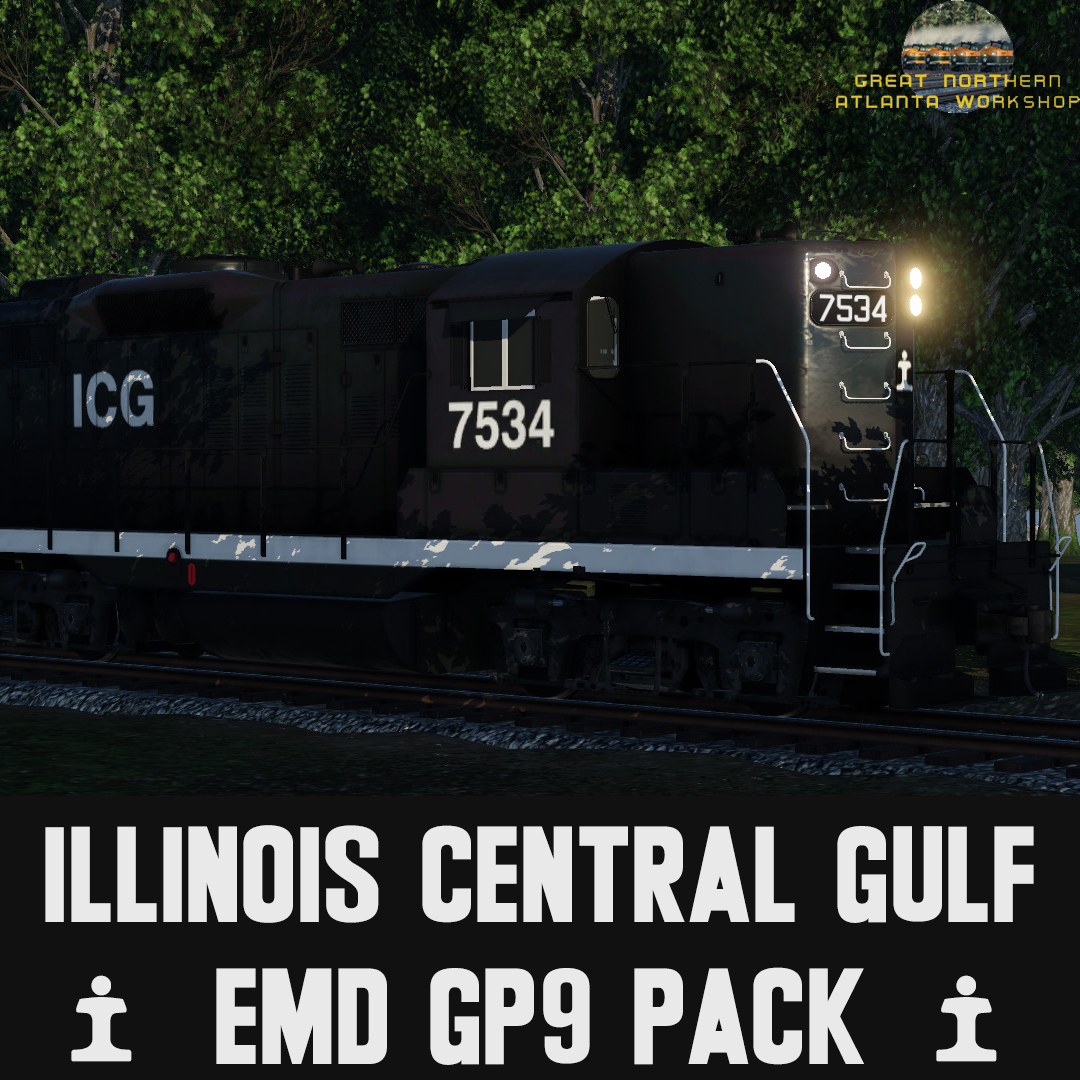 Illinois Central Gulf GP9 Pack