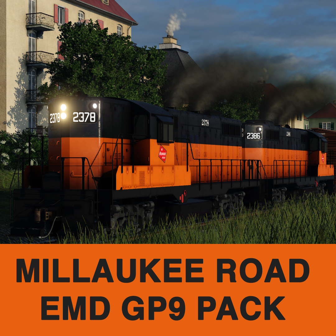 Milwaukee Road GP9 Pre Renumber Pack