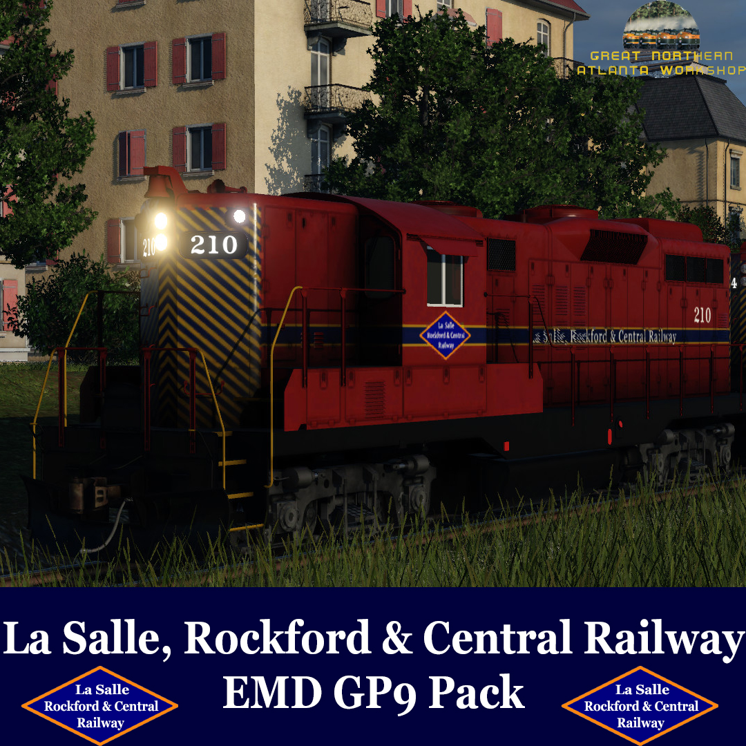 La Salle, Rockford & Central Railway GP9 Pack