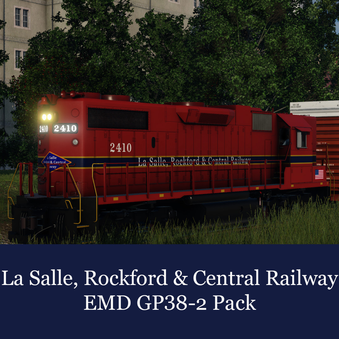 La Salle, Rockford & Central Railway EMD GP38-2 Skin Pack