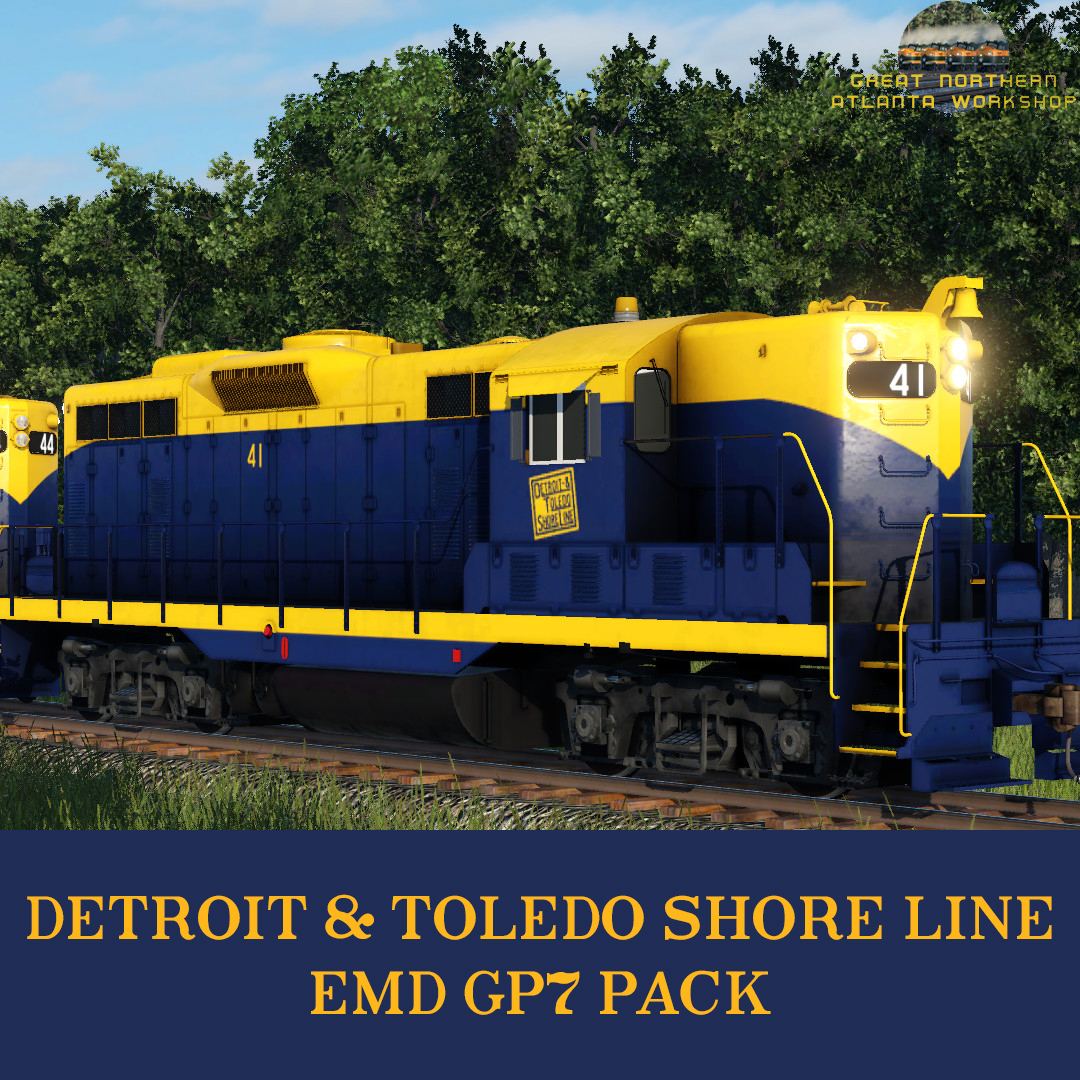 Detroit & Toledo Shore Line Railroad EMD GP7 Pack