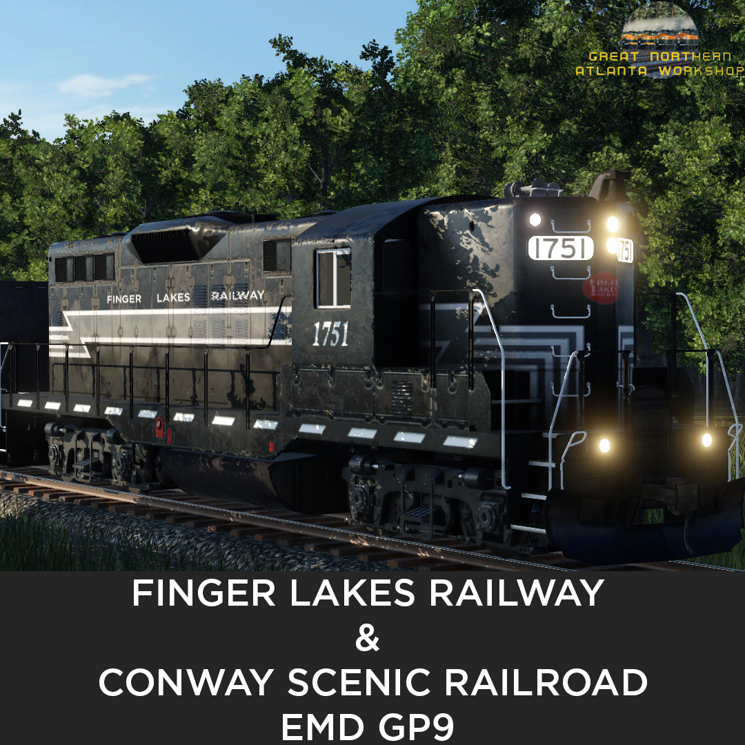 Finger Lakes Railway/Conway Scenic Railroad EMD GP9