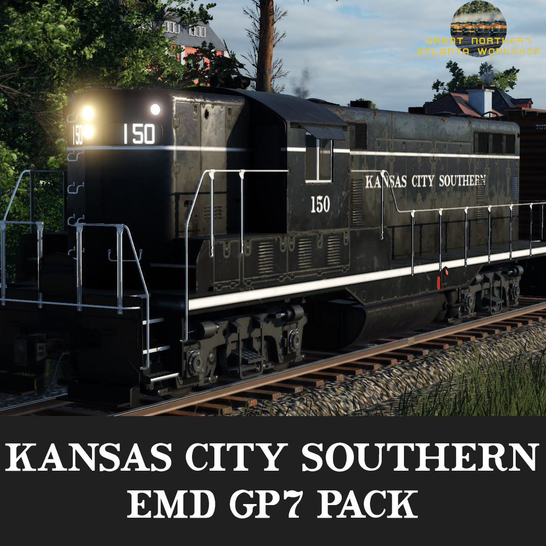 Kansas City Southern EMD GP7 Pack.