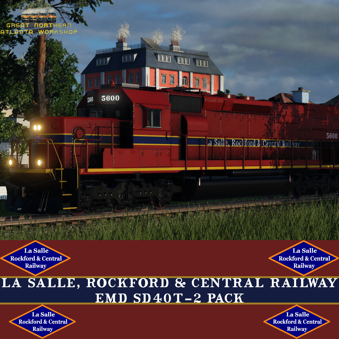 La Salle, Rockford & Central Railway EMD SD40T-2 Pack