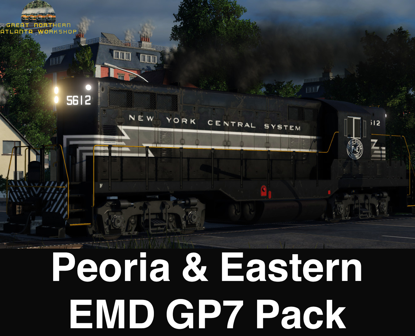 Peoria and Eastern Railway EMD GP7 Pack.