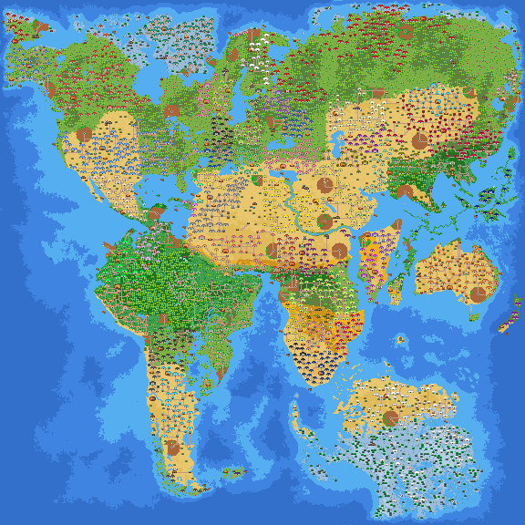 Pangea Forming Map populated