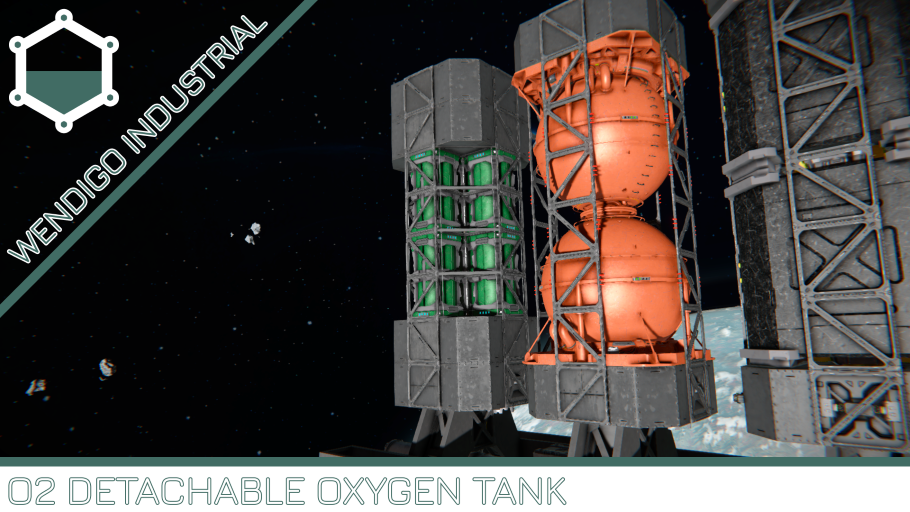 O2 Detachable Oxygen Tank