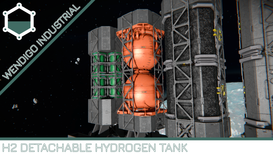 H2 Detachable Hydrogen Tank