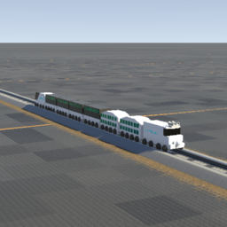 Small Metrolink F59PH + 2 Bombardier Bi-Levels + 4 Rotem Bi-Levels + Cab Car