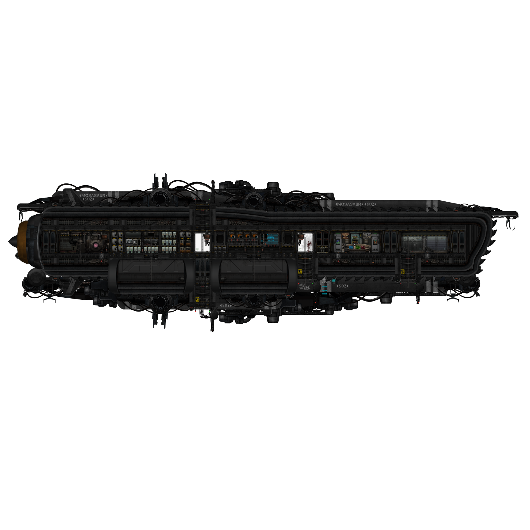 Mosasaur-V5-02 – Barotrauma Mod