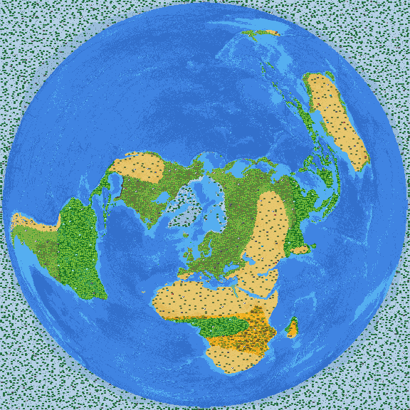 Map of Earth