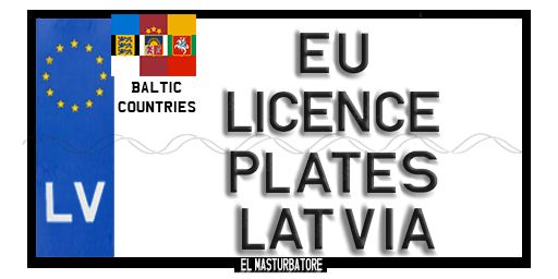 EU Licence Plates - #31 Latvia
