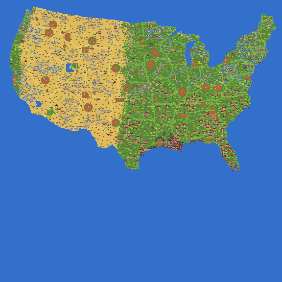 Map of the U.S Civil War