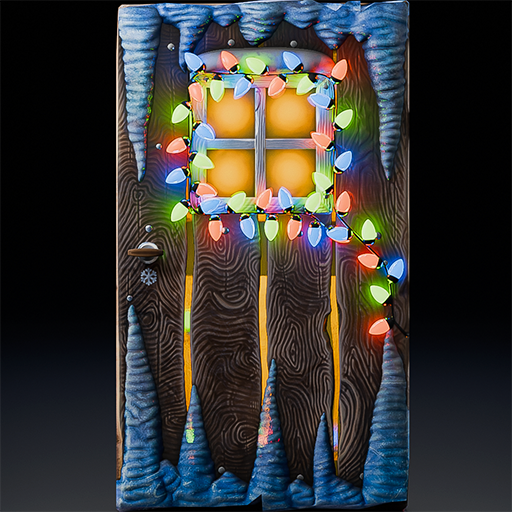 Christmas Shack Wooden Door