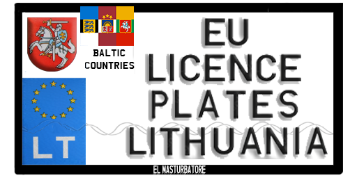 EU Licence Plates - #32 Lithuania